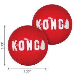 KONG Signature Balls Dog Toy, 2-pack -KONG Toys Shop 161861 PT1. SY630 V1605350263