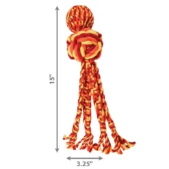 KONG Wubba Weaves with Rope Dog Toy, Color Varies -KONG Toys Shop 161873 PT1. SY630 V1605340025