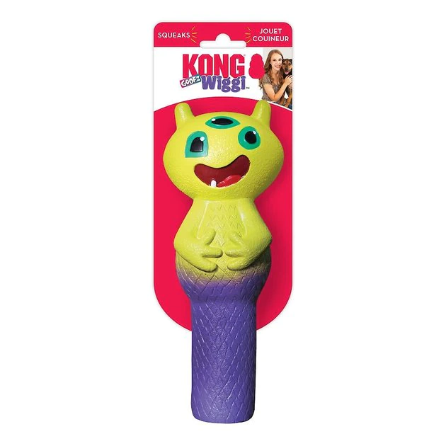 KONG Wiggi Goofz Squeaky Dog Toy, Character Varies 8 KONG Wiggi Goofz Squeaky Dog Toy, Character Varies - Image 6