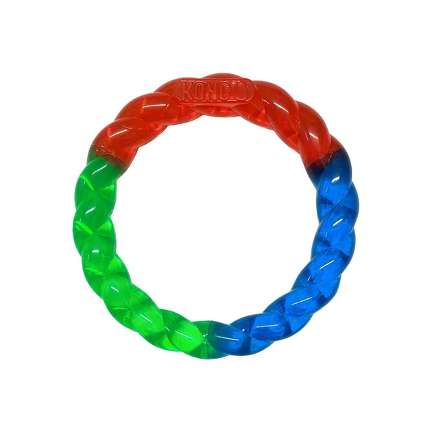 KONG Twistz Ring Dog Toy 3 KONG Twistz Ring Dog Toy