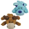 KONG Cozie Marvin the Moose Plush Dog Toy, Medium & KONG Cozie Baily the Blue Dog Toy -KONG Toys Shop 255671 MAIN. SY630 V1603914132