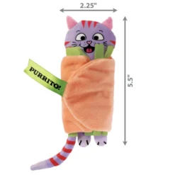 KONG Pull-A-Partz Purrito Plush Cat Toy with Catnip -KONG Toys Shop 262939 PT1. SY630 V1611090467