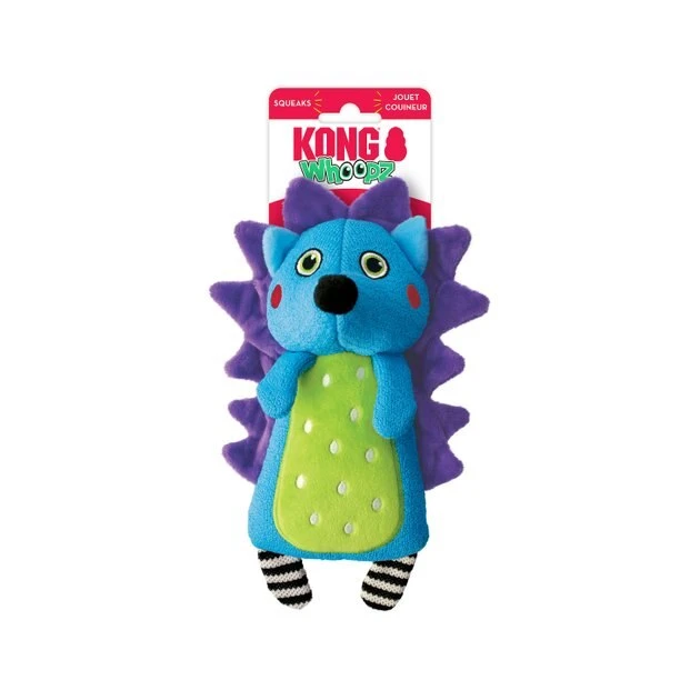 KONG Whoopz Hedgehog Squeaky Plush Dog Toy 6 KONG Whoopz Hedgehog Squeaky Plush Dog Toy - Image 4