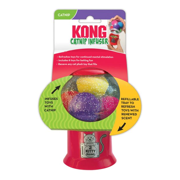 KONG Catnip Infuser Plush Cat Toy with Catnip 6 KONG Catnip Infuser Plush Cat Toy with Catnip - Image 4