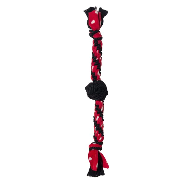 KONG Signature Dual Knot & Ball Tug Rope Dog Toy 3 KONG Signature Dual Knot & Ball Tug Rope Dog Toy