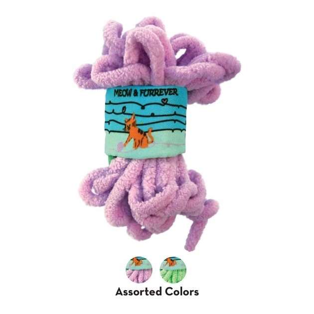 KONG Pull-A-Partz Yarnz Assorted Plush Cat Toy with Catnip 7 KONG Pull-A-Partz Yarnz Assorted Plush Cat Toy with Catnip - Image 5