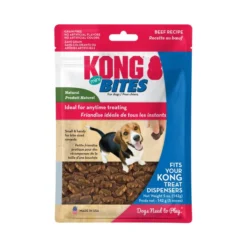 KONG Mini Bites Beef Recipe Grain-Free Dog Treats, 5-oz pouch