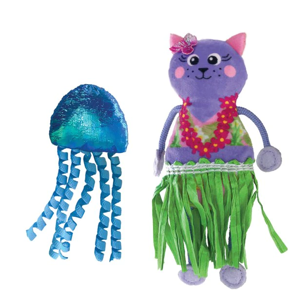 KONG Tropics Hula Cat Toy, 2 count 3 KONG Tropics Hula Cat Toy, 2 count