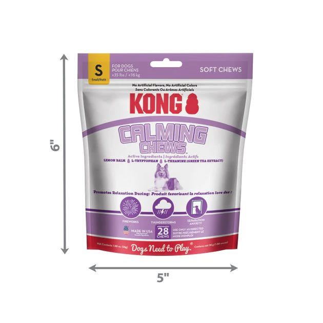 KONG Calming Chews Small Dog Supplement 6 KONG Calming Chews Small Dog Supplement - Image 4