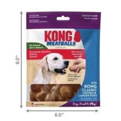 KONG Meatballs Grain-Free Chicken Dog Treats, 4-oz bag -KONG Toys Shop 295098 PT3. SY630 V1623143272