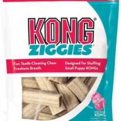 KONG Puppy Activity Ball Dog Toy, Color Varies, Small + KONG Stuff'N Puppy Ziggies Dog Treats, Small, 12 count -KONG Toys Shop 298188 PT5. SY630 V1621301273
