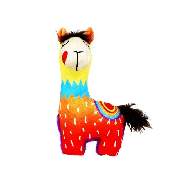 KONG Ballistic Vibez Llamas Squeaky Plush Dog Toy 3 KONG Ballistic Vibez Llamas Squeaky Plush Dog Toy
