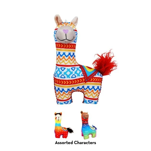 KONG Ballistic Vibez Llamas Squeaky Plush Dog Toy 7 KONG Ballistic Vibez Llamas Squeaky Plush Dog Toy - Image 5