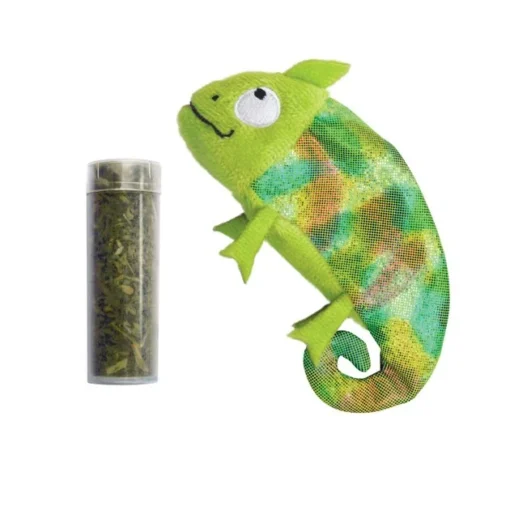 KONG Refillables Chameleon Cat Toy, Green -KONG Toys Shop 329462 MAIN. SY630 V1634835110