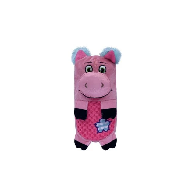 KONG Huggz Farmz Pig Squeaky Plush Dog Toy 3 KONG Huggz Farmz Pig Squeaky Plush Dog Toy
