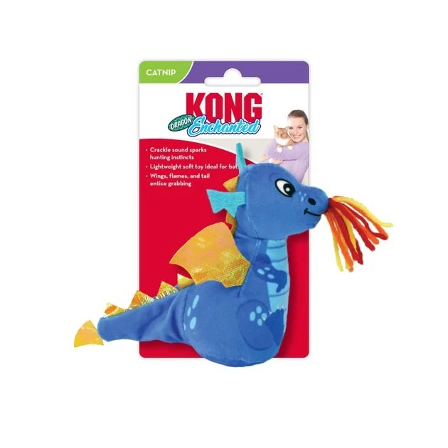 KONG Enchanted Dragon Plush Cat Toy 6 KONG Enchanted Dragon Plush Cat Toy - Image 4