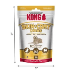 KONG Skin & Coat Soft & Chewy Dog Treats -KONG Toys Shop 332468 PT5. SY630 V1633387075