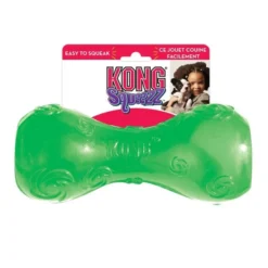 KONG Squeezz Dumbbell Dog Toy, Color Varies -KONG Toys Shop 53368 PT3. SY630 V1603149093