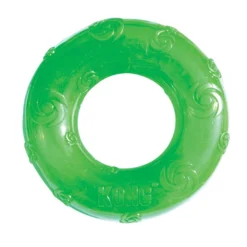 KONG Squeezz Ring Dog Toy, Color Varies
