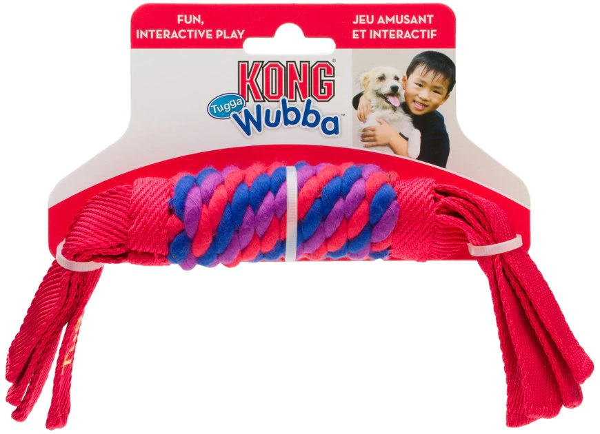 KONG Tugga Wubba Dog Toy, Color Varies 3 KONG Tugga Wubba Dog Toy, Color Varies