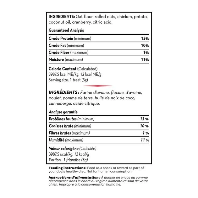 KONG Kitchen Auntie's Favorite Grain-free Chicken Crunchy Biscuit Dog Treats, 8-oz box 5 KONG Kitchen Auntie's Favorite Grain-free Chicken Crunchy Biscuit Dog Treats, 8-oz box - Image 3