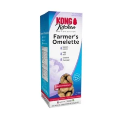 KONG Kitchen Farmers Omelette Grain Free Bacon & Cheese Crunchy Biscuit Dog Treats, 8-oz box -KONG Toys Shop 534854 PT4. SY630 V1657658788