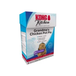 KONG Kitchen Grandma's Grain-Free Chicken Pot Pie Chewy Dog Treats, 7-oz box -KONG Toys Shop 534998 PT4. SY630 V1657658789