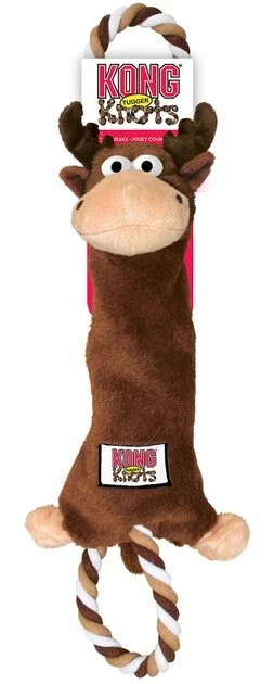 KONG Tuggerknots Moose Dog Toy 4 KONG Tuggerknots Moose Dog Toy - Image 2
