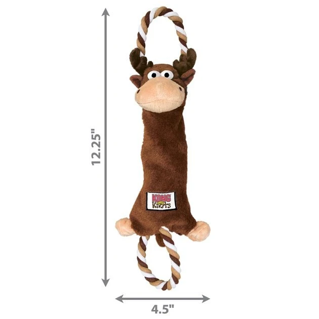 KONG Tuggerknots Moose Dog Toy 5 KONG Tuggerknots Moose Dog Toy - Image 3