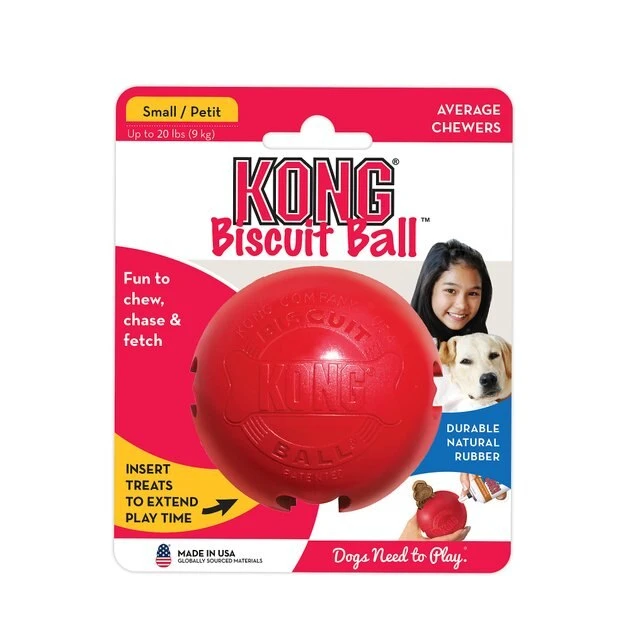 KONG Classic Biscuit Ball Dog Toy 8 KONG Classic Biscuit Ball Dog Toy - Image 6