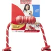 KONG Dental with Rope Dog Toy