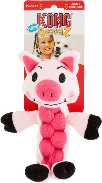 KONG Pudge Braidz Pig 4 KONG Pudge Braidz Pig - Image 2