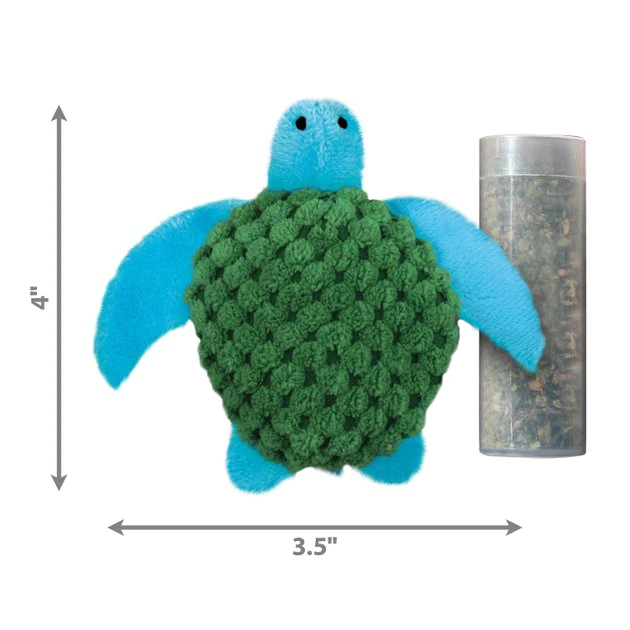 KONG Refillable Turtle Catnip Cat Toy 5 KONG Refillable Turtle Catnip Cat Toy - Image 3