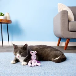 KONG Wubba Cat Friends Mouse Cat Toy, Color Varies -KONG Toys Shop 59315 PT4. SY630 V1605322906