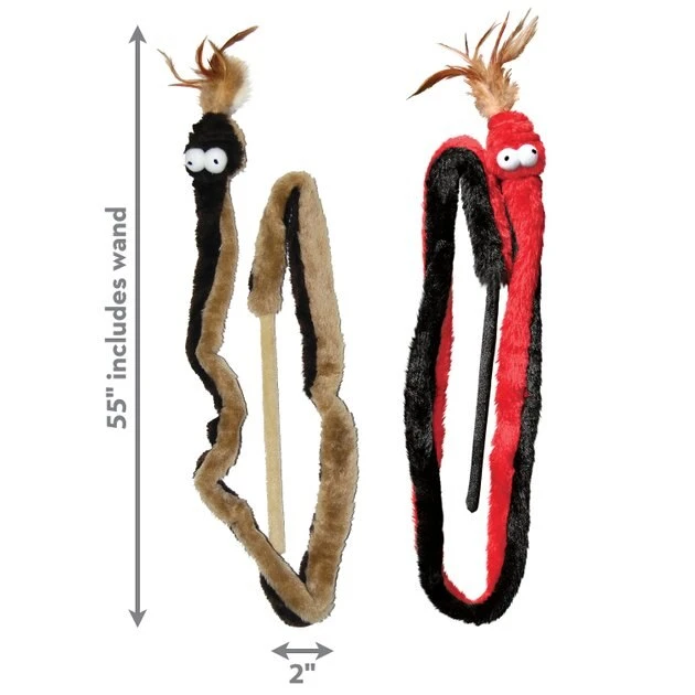 KONG Snake Teaser Cat Toy 5 KONG Snake Teaser Cat Toy - Image 3