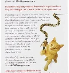 KONG Snake Teaser Cat Toy 12 KONG Snake Teaser Cat Toy -KONG Toys Shop 62893 PT4. SY630 V1528300315