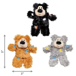 KONG Softies Patchwork Bear Cat Toy, Color Varies 11 KONG Softies Patchwork Bear Cat Toy, Color Varies -KONG Toys Shop 66562 PT2. SY630 V1603135064