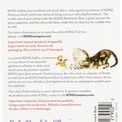 KONG Softies Patchwork Bear Cat Toy, Color Varies 14 KONG Softies Patchwork Bear Cat Toy, Color Varies -KONG Toys Shop 66562 PT5. SY630 V1603158393