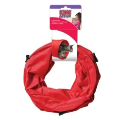 KONG Active Nylon Tunnel Cat Toy, Red 13 KONG Active Nylon Tunnel Cat Toy, Red -KONG Toys Shop 66572 PT3. SY630 V1603148781