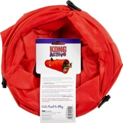 KONG Active Nylon Tunnel Cat Toy, Red 14 KONG Active Nylon Tunnel Cat Toy, Red -KONG Toys Shop 66572 PT4. SY630 V1603159925