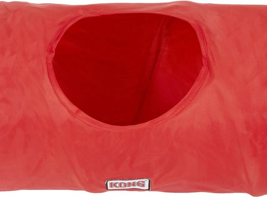 KONG Active Nylon Tunnel Cat Toy, Red 8 KONG Active Nylon Tunnel Cat Toy, Red - Image 6