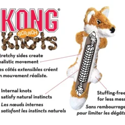 KONG Scrunch Knots Squirrel Dog Toy -KONG Toys Shop 71945 PT3. SY630 V1603154178