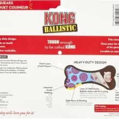KONG Ballistic Football Dog Toy, Color Varies -KONG Toys Shop 77551 PT4. SY630 V1603164985