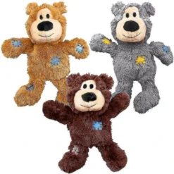 KONG Wild Knots Bear Dog Toy, Color Varies -KONG Toys Shop 81967 PT4. SY630 V1603152377