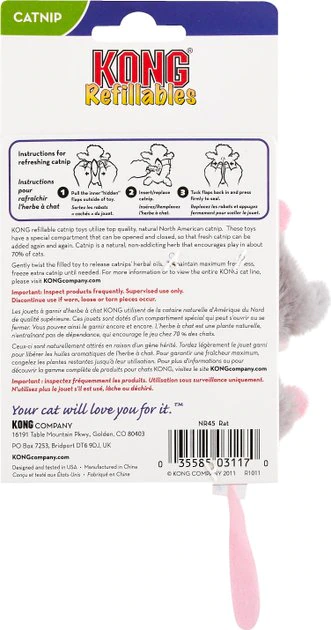 KONG Rat Catnip Cat Toy 6 KONG Rat Catnip Cat Toy - Image 4