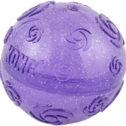 KONG Squeezz Crackle Ball for Dogs, Color Varies