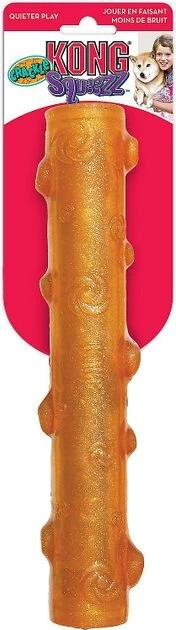 KONG Squeezz Crackle Stick for Dogs, Color Varies 8 KONG Squeezz Crackle Stick for Dogs, Color Varies - Image 6