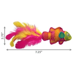 KONG Tropics Fish Catnip Toy, Pink -KONG Toys Shop 84477 PT2. SY630 V1603132919