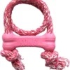 KONG Puppy Goodie Bone with Rope Dog Toy, Color Varies