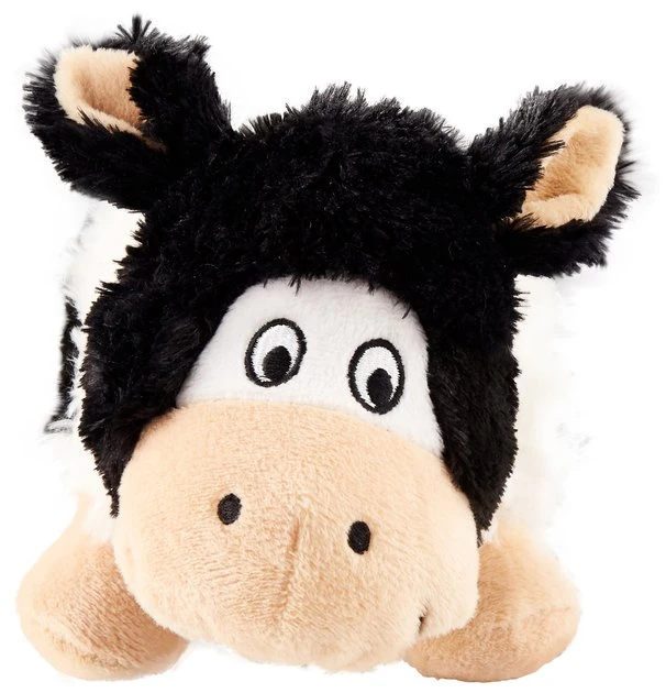 KONG Barnyard Cruncheez Cow Dog Toy 3 KONG Barnyard Cruncheez Cow Dog Toy
